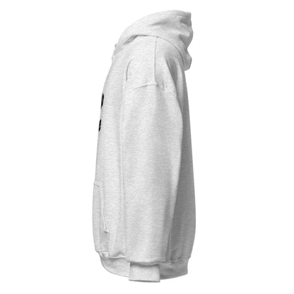 Gray hoodie on a white background